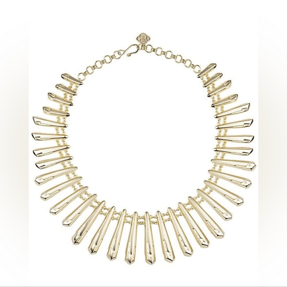 Gold-tone Kendra Scott Jill statement necklace